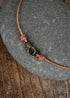 Simple Single Blue Turquoise Boho Clavicle Necklace